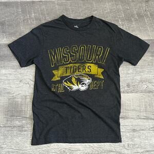 Knights Apparel Mizzou Tigers T Shirt Mens S Dark Grey Columbia Missouri NCAA
